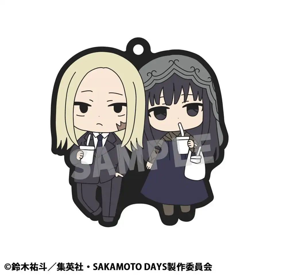 Sakamoto Days Rubber Mascot Buddycolle Rubber Charms Vol. 2 7 cm - 1 Unidade